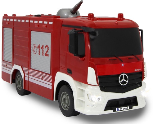 Camion Bomberos Radio Control Bomberos TLF con Funci�n de Rociado Mercedes-Benz Antos 1:26 2,4GHz